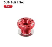 Heppe-Capuchon De Bras De Manivelle De Vélo,Capuchon Dub,Vis De Pédalier,Kit De Boulons De Manivelle,Couvercle De Manivelle Dub,Sram Nx,Gx,Force,Xx1,Axs,M18,M30,S233 - Type 1 Set Red