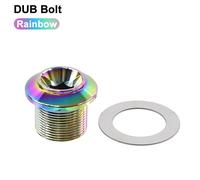 Heppe-Capuchon De Bras De Manivelle De Vélo,Couvercle De Manivelle Dub Pour Sram Nx,Gx,Force,Xx1,Axs,Vis De Pédalier,2,2 De Manivelle S233,Vis De Verrouillage - Type Dub Bolt Rainbow