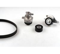 Pompe à eau + kit de courroie trapézoïdale Alternateur PK09640 HEPU pour OPEL