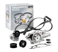 Hepu PK15310 - Pompe à eau+Jeu de courroie trapézoïdale à nervures