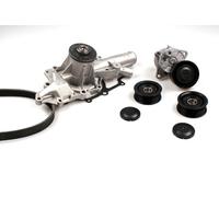 HEPU PK15380 Pompe à eau+Jeu de courroie trapézoïdale à nervures pour MERCEDES-B