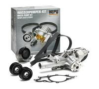 Pompe à eau + kit de courroie trapézoïdale PK15380 HEPU pour MERCEDES-BENZ VIANO