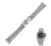 HEPUP Bracelet de rechange en acier inoxydable avec fermoir à huîtres pour Rolex GMT Master II 20 mm, For GMT, Acier inoxydable, Agate