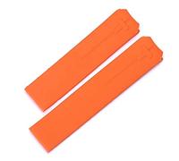 HEPUP Pour Tissot T-TOUCH T013 T047 Bracelet de montre en silicone doux et caoutchouc 20mm Noir Orange Sport Étanche T091 T013420A, 20mm, Silicone, Agate