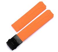 HEPUP Tissot T-Touch T013 T047 Bracelet de montre en caoutchouc de silicone souple 20 mm Noir Orange Sport étanche T091 T013420A, 20 mm, Agate