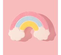 HEPYLAIFU Bombe de Bain Enfant Bombes Bain colorées Enfants Lune Arc-en-Ciel Nuages Étoiles Fizzies aux extraits naturels Détente Douce (Color : R, Size : 100g/pc)