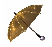 HEPYLAIFU Parapluie Transparent Parapluies Transparents Lumineux LED avec Lampe Torche, Cadeaux de noël d'anniversaire de fête (Color : Y, Size : 23)