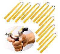 Heqishun Fronde Elastique,8 Pièce Chasse Catapulte,Fronde Catapulte Chasse de Rechange Remplacement Elastique,Élastique Slingshot Caoutchouc Lance-Pierres 0.75 * 25cm