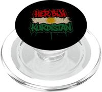 Her Biji Kurdistan Drapeau Urbain Graffiti kurde PopSockets PopGrip pour MagSafe