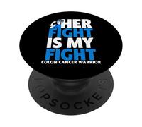 Her Fight is My Fight Coancer Sensibilisation au Cancer du Colon PopSockets PopGrip Adhésif