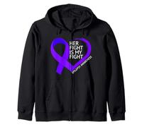 Her Fight is My Fight Epilepsy Awareness Month 2026 Sweat à Capuche