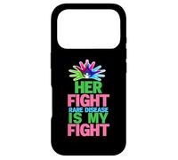 Her Fight is My Fight Rare Disease - Journée des Maladies rares 2026 Coque pour iPhone 17 Pro