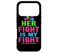 Her Fight is My Fight Rare Disease - Journée des Maladies rares 2026 Coque pour iPhone 17 Pro