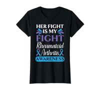 « Her Fight is My Fight » - Sensibilisation à la polyarthrite rhumatoïde T-Shirt Graphique avec Valeur