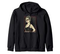 Her Life Her Rules Citation Indépendante Pin Up Girl Sweat à Capuche