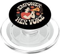 Her Voice Autonomisation des Femmes Égalité des Femmes PopSockets PopGrip pour MagSafe