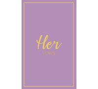Her Vows: Wedding Vow Book: Mauve Cover with Gold Script | Mix & Match Keepsake | Classic Gold Border Series