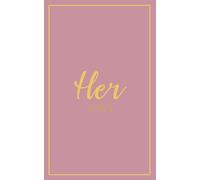 Her Vows: Wedding Vow Book: Muted Rose Cover with Gold Script | Mix & Match Keepsake | Classic Gold Border Series