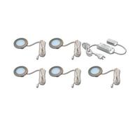 hera Hera Lot de 5 spots LED encastrables 3W blanc chaud Tr.24/30W 61056958002 Quantité:1