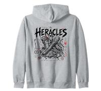 Héraclès Grecque Ancienne Mythologie Guerrier Légende Sweat à Capuche