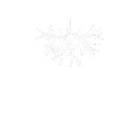 Heracleum III Grande Suspension Blanche