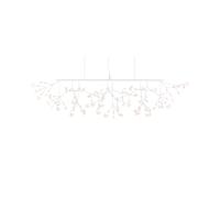 Heracleum III Suspension Linéaire Blanc