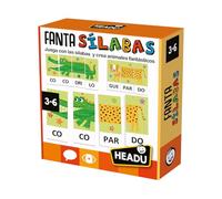 HERACLIO FOURNIER Headu ES24636 FANTASILABAS Méthode Montessori pour Apprendre à Lire et écrire pour garçons et Filles de 4 à 7 Ans Multicolore