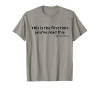 Héraclite lit pour la première Fois ce drôle de Cadeau de philosophie T-Shirt