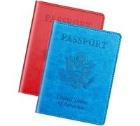 Herain Étui pour passeport, étui de passeport, portefeuille pour famille, femmes et hommes, étui de passeport, protecteur de carnet de passeport, porte-passeport et porte-cartes de vaccin, essentiels