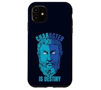Heraklit Citation Character is Destiny Philosopher Coque pour iPhone 11