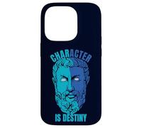 Heraklit Citation Character is Destiny Philosopher Coque pour iPhone 14 Pro