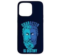 Heraklit Citation Character is Destiny Philosopher Coque pour iPhone 15 Pro Max