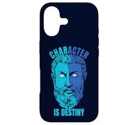 Heraklit Citation Character is Destiny Philosopher Coque pour iPhone 17