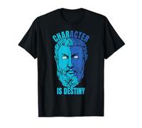 Heraklit Citation Character is Destiny Philosopher T-Shirt