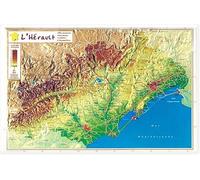 Carte en relief - Hérault - 21 x 31 cm | Relief Editions