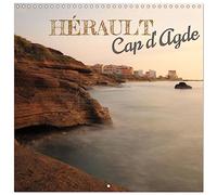 Hérault Cap d'Agde (Calendrier mural carré 2026 30x30 cm) Calendrier double avec une page pour vos prises de notes: Le Cap d'Agde et son côté volcanique
