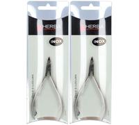 HERBA Pince à cuticules, Inox 10cm Pinces 2x1 pc(s)
