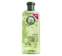 Herbal Essences Apaise Shampoing Hydratant Aloe Vera 350ml. Hydrate, Nettoie et Nourrit Les Cheveux Très Secs.Parfum Jasmin, Sans Silicone ni Sulfate*, Végan (*Sans tensioactifs sulfatés)