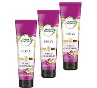Herbal Essences Après-Shampoing Pure Fraise Blanche et Menthe Verte Purification, 90% d'ingrédients d'origine naturelle, sans Parabènes, sans Colorants, sans Silicones, sans Paraffine, lot de 200ml x3