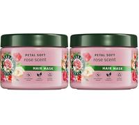 Herbal Essences Douceur Masque Parfum Rose 500ml Aide à Rendre les Cheveux Soyeux et Hydratés. Mélange d'Ingrédients d'Origine Naturelle* et d'Essence de Rose, Végan et non Testé sur les Animaux