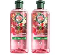 Herbal Essences Douceur Shampoing Parfum Rose 250ml Aide à Rendre les Cheveux Secs Soyeux, Essence de Rose et Ingrédients d'Origine Naturelle, sans Silicone, Végan et non Testé sur les Animaux