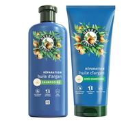 Herbal Essences Réparation Shampoing 250ml Et Après-shampoing 200ml Huile d'Argan. Cheveux Abîmés. Nutrition Intense pour une Chevelure Douce et Lisse. Ingrédients d'Origine Naturelle*, Végan