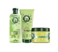 HERBAL ESSENCES - Sans Sulfate - Shampoing 250ml + Après-Shampoing 200 ml + Masque 500ml Aloe Vera - Apaise, Hydrate, Nettoie et Nourrit Les Cheveux Très Secs - Parfum Jasmin