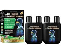 Herbal Lung Cleansing Inhaler,Lung Cleansing Spray,Lung Cleansing Inhaler,Lung Mucus Inhaler,Herbal Lung Cleanse Inhaler, Lung Enhancement And Care Inhaler (2 pcs)