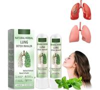 Herbal Lung Cleansing Inhalers,Natural Herbal Lung Detox Inhalers,Natural Nasal Inhaler for Breathing,Lungs Cleanse and Respiratory Support (2)