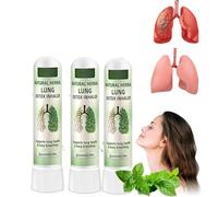Herbal Lung Cleansing Inhalers,Natural Herbal Lung Detox Inhalers,Natural Nasal Inhaler for Breathing,Lungs Cleanse and Respiratory Support (3)