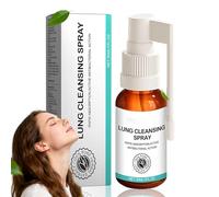 Herbal Lung Lot de 3 sprays nettoyants pour poumons, extraits de plantes naturelles - Puissant nettoyage des poumons pour un usage quotidien (blanc, 1 pièce)