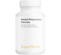 Herbal Respiratory Formula - Complément Respiration, Immunité - Fluidifiant - NAC, Vitamine C, Chirette, Lierre, Thym - Confort Respiratoire, Résistance aux Maux de l’Hiver - 60 Gélules - SuperSmart