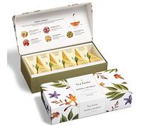 Herbal Retreat Organic Citrus And Fruit Herbal Tea, Petite Presentation Box, Sampler Gift Set With 10 Handcrafted Pyramid Bag Infusers, Caffeine Free, 10 Count (Pack of 1)