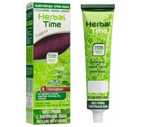 Herbal Time Henné Coloration Cheveux 9 Aubergine, 75 ml